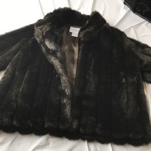Jaclyn Smith Classic Faux Fur Coat